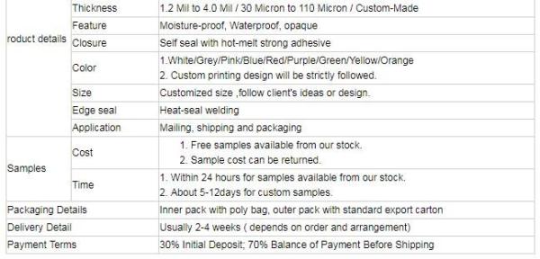 Poly Mailing Bags/Shipping Envelopes/Courier Bags, mailing envelope plastic security courier bag, DHL UPS Express Shippi