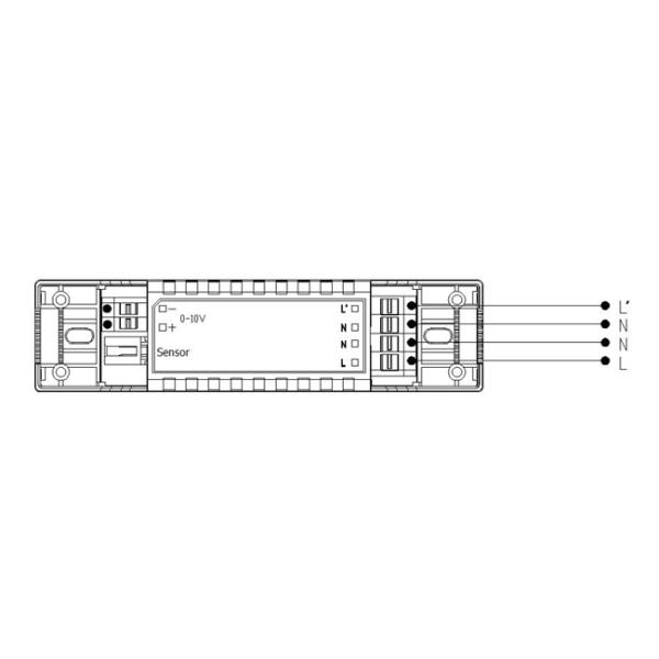 Интерфейс датчика 1-10v DC рынка США MC103S для функции коридора
