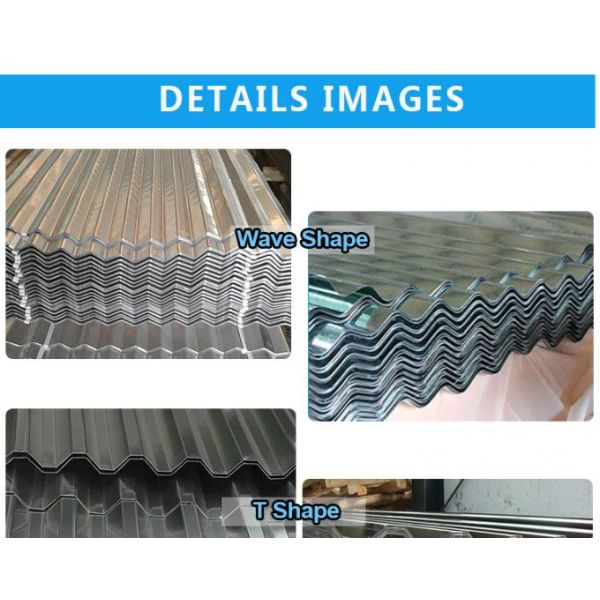 SGCC Z100g Hot Rolled Galvanized Steel Metal Roofing Plate 2mm 3mm Corrugated