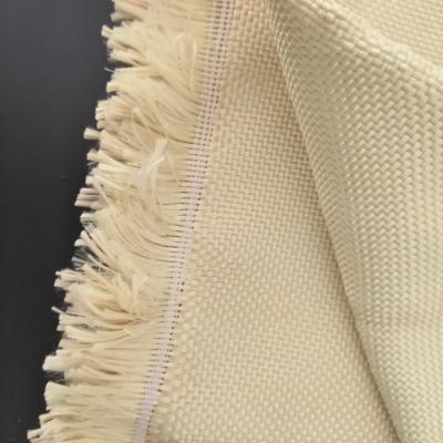 Yellow Woven Kevlar Fabric Moisture Resistant Para Aramid Cloth 1000D For Tent