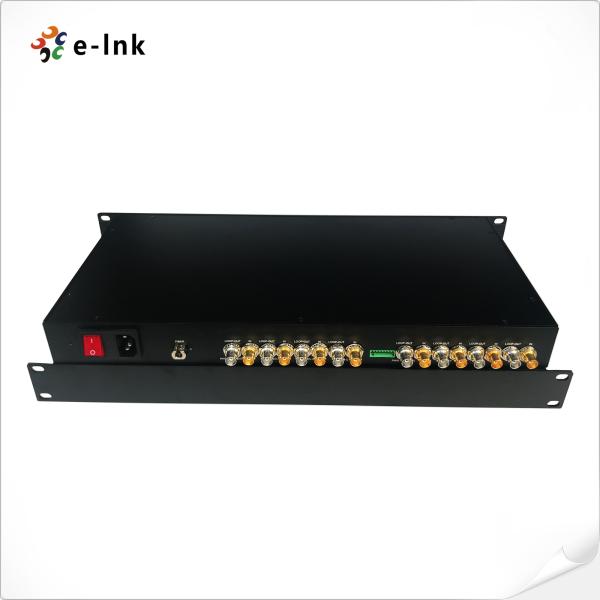 3G-SDI Video Over Fiber Converter 8 Channel With RS485 Data Transmission
