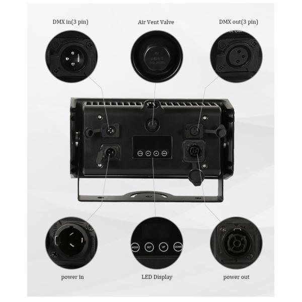 IP65 Сцена событий свет 80w светодиодный городской цветный свет RGBW 4in1 светодиодный городской цветный стиральный стенный стиральный прибор светодиодный светодиодный светодиод