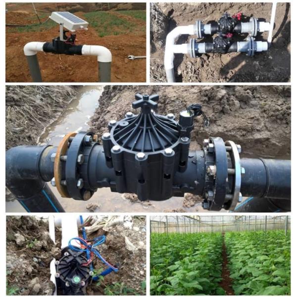 Automated Rain Irrigation Solenoid Valve Remote Control Nylon Material Body