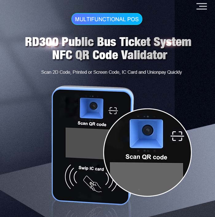 Блок развертки штрихкода кода 120MHz RS485 2D читателя карты QR NFC