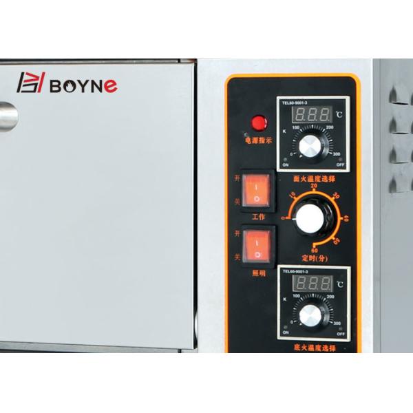 Stainless Steel Three Deck Electric Bread Bakery Oven