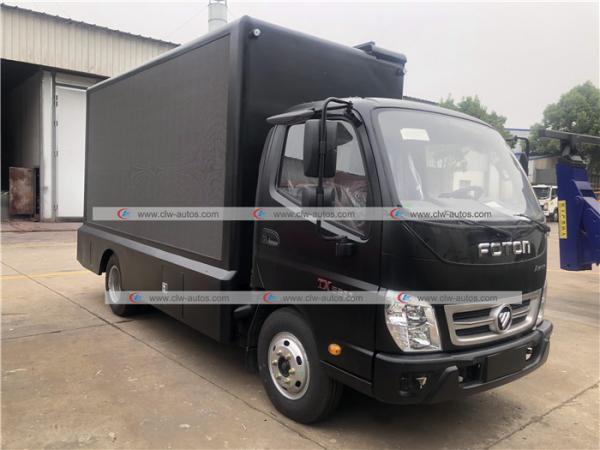 Foton Mobile LED Screen Truck Billboard Display for Outdoor Road Advertising