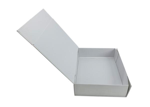Flat Paper Folding Gift Box White Color For Apparel Bikini Beachwear Packing
