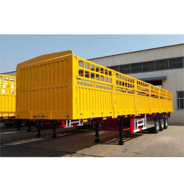 CIMC Factory Direct 40 -100 ton second hand factory sale Multi-Purpose semi trailer fence sidewall Cargo Bulk Trailer