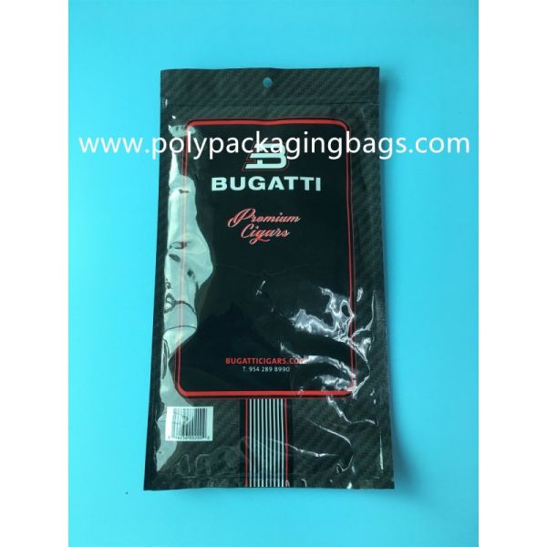 Classic Black 4-6 Cigar Humidor Bags / General Zipper Plastic Moisturizing Bag