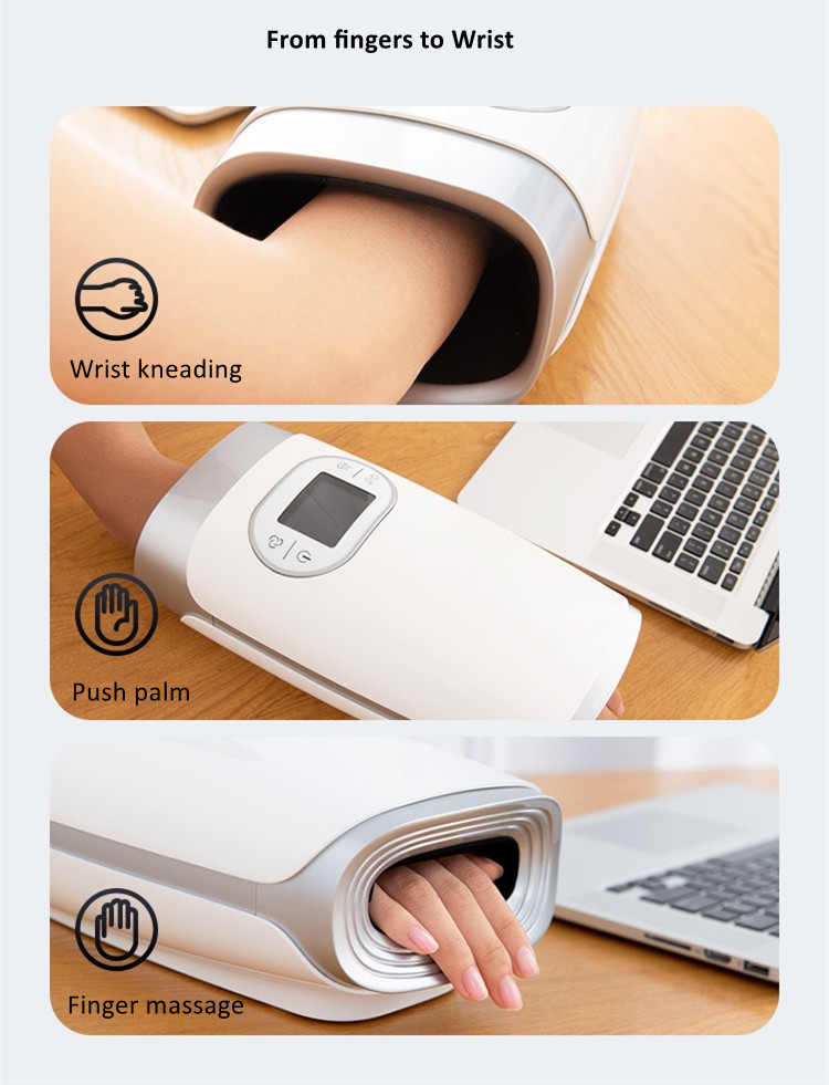 Терапия руки воздушного давления Massager 2200mAh руки горячего обжатия бесшнуровая электрическая
