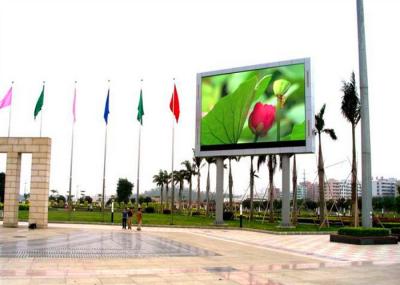 Electronic Thin SMD Outdoor LED Billboard , P8mm 1R1G1B LED Screen