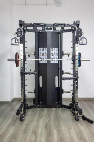 Indoor All in One Gym Equipment Strength Training Multi Functional Smith Machine