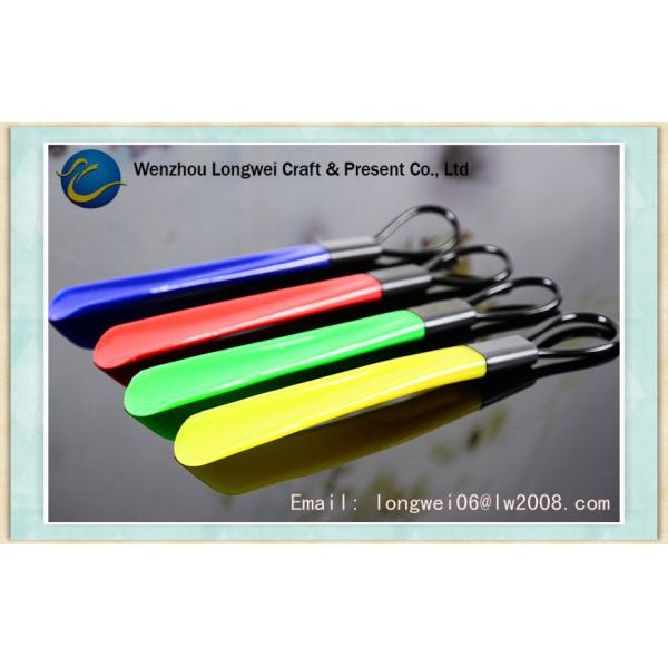 Plastic Small Shoe Horn Decorative Multicolor 28.5cm x 4.5cm