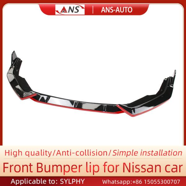 PP Universal Front Car Bumper Lip Shock Absorption For Nissan Sylphy