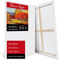 60x90cm Grand panneau étiré en coton sans acide