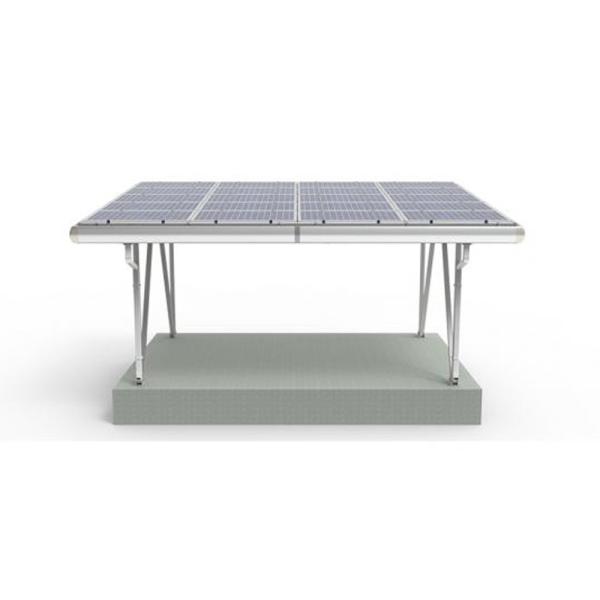 Suporte de montagem de telhado solar de carport de alumínio personalizável para carport ajustável