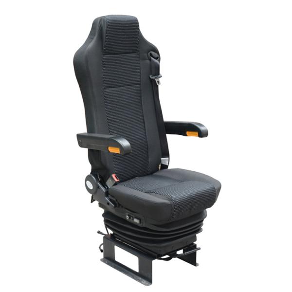Strong Steel Artificial Leather Bus Driver Seat Width 545mm Depth 460mm