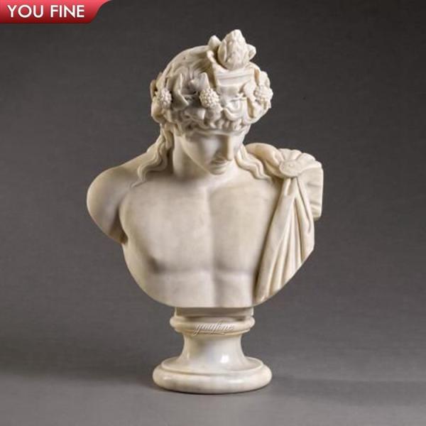 Custom Marble David Bust Sculpture Western Design Style Statue