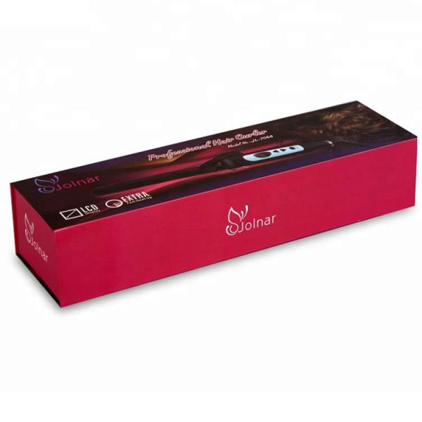Caixa de presente amigável de ondulação de Eco dos Straighteners do cabelo elétrico que empacota 1200gsm feito sob encomenda