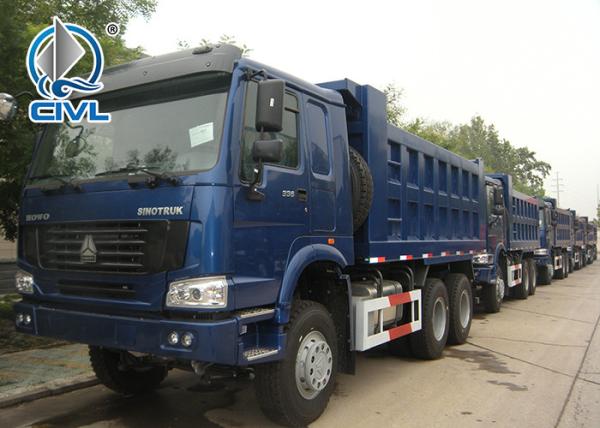 new Howo 6x4 18m3 Heavy Duty Dump Truck Tipper 336hp/371hp , Left Hand Drive Blue Color  Heavy Duty Dumper