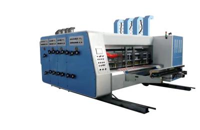 Carton Flexo Printer Slotter Machine Slotting 3 Color Flexo Printing Machine