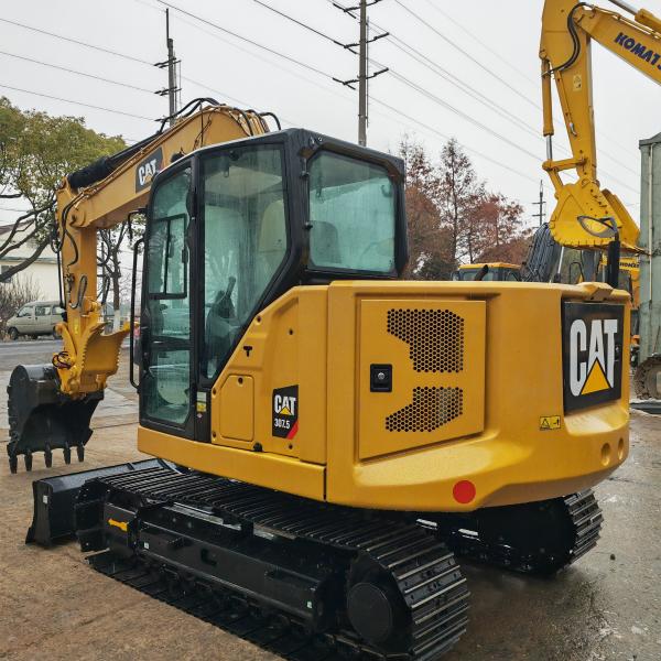 CAT 307.5 Hydraulic System Used Cat Excavator Boosts Work Efficiency