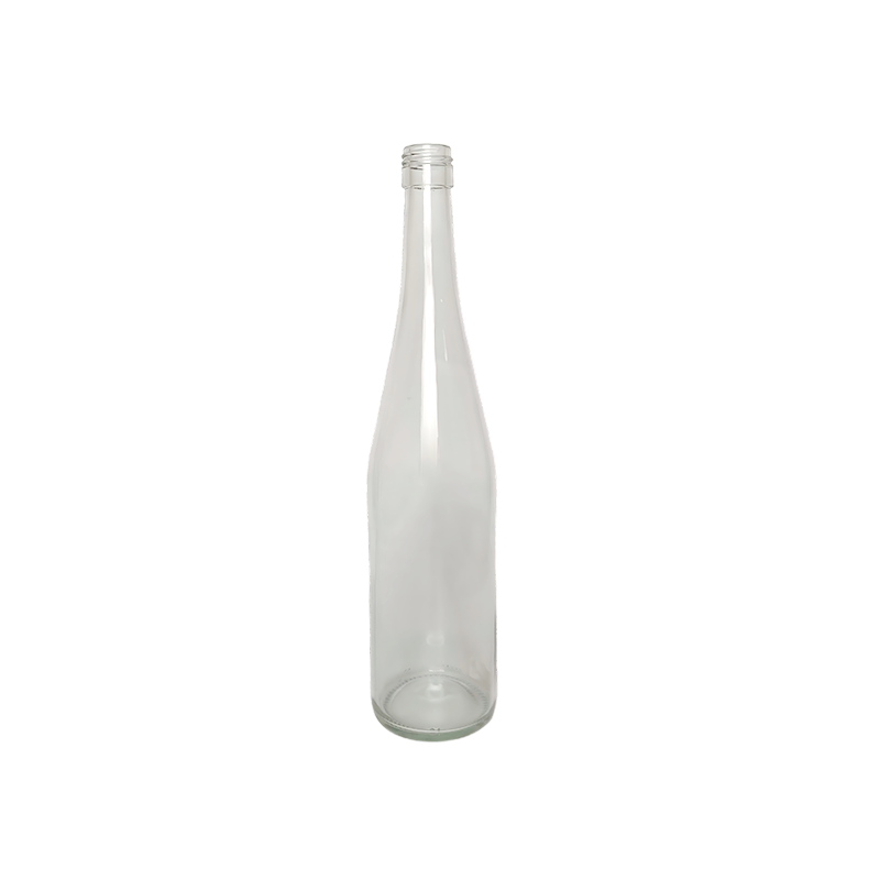 Lightweight 750ml Rhine Style Wine Bottle 450g Screw Cap Finish Custom Logo Printing