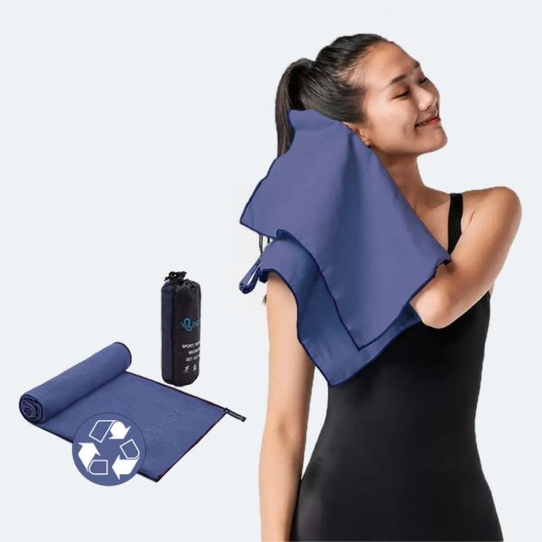 OEM Suede Solid Color Beach Towel Quick-Dry Gym Microfiber Sports Towel