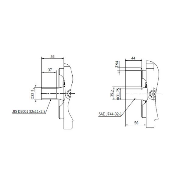 Trailer Hydraulic Power Control Unit With Cut-Off / Load Sense Control Electro-Proportional Torque