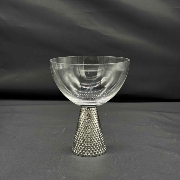 Lead Free Crystal Electroplate Diamond Base Wine Glass Set Featuring Modern Art Unique Style Perfect For Elegant Dining And Special Occasions