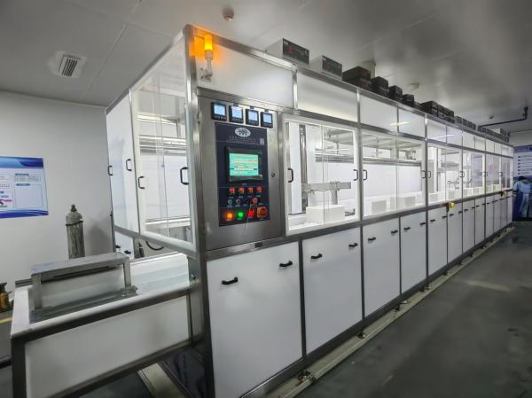 11 Tanks Semiconductor Cleaning Machine Silicon Wafer Cleaning Machine 40KHZ