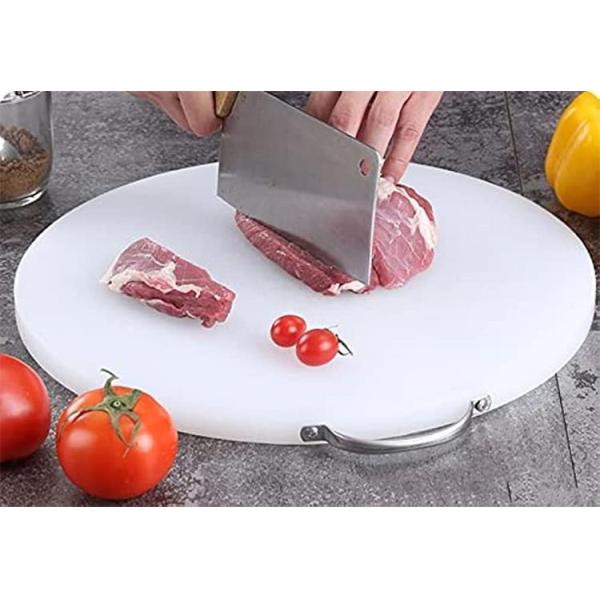 Round Carving Custom Personalised Kitchen HDPE Plastic Chopping Boards For Cheese
