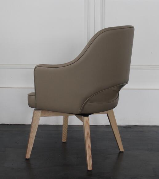 Modern wholesale beech wood pu upholstery dining chairs, arm chair,side chair for dining rooms