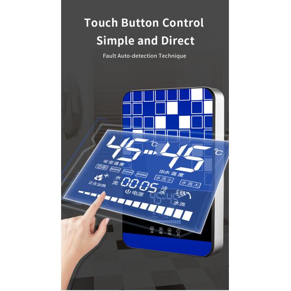 8000W Heating Instant Hot Water Heater Stainless Steel Wall Mounted