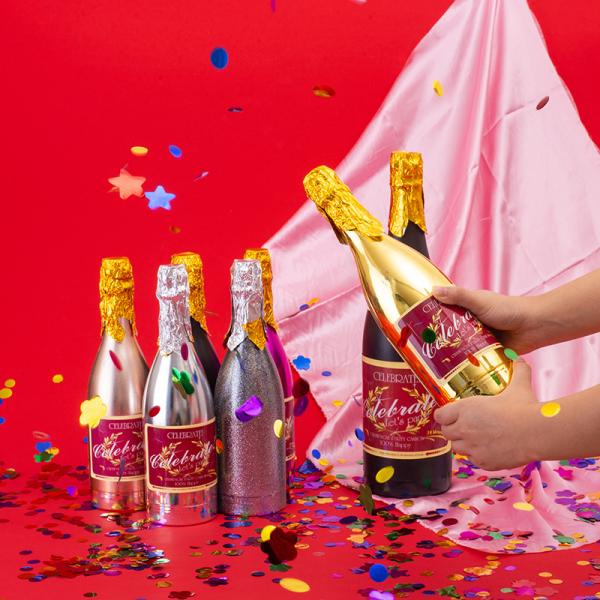 Custom Logo Champagne Bottle Party Popper The Ultimate Year's Celebration Accessory