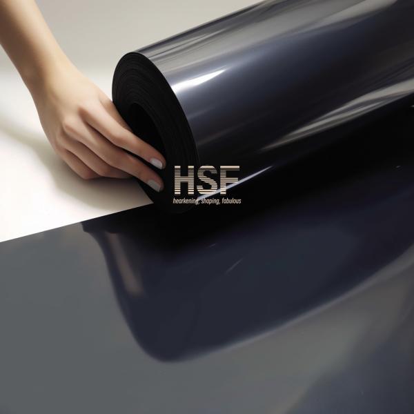 50 Micron Black PET Fluorosilicone Release Liner Polyethylene Terephthalate Film