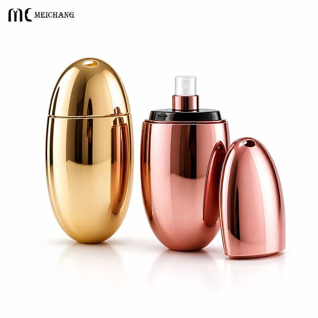 18ml Portable Egg-Shaped Fine Mist Spray Bottle for Mosquito Repellent Packaging (MC-454)