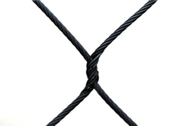 SUS304 Stainless Steel Cable Trellis / Vertical Fence Wire For Climbing Plants 100mm