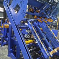 Palette en bois de bloc européen clouant le prix de machine en Roumanie