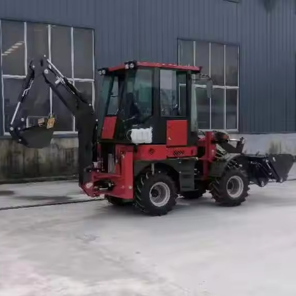 Mechanization WZ35-10 Backhoe Loader with 1 Ton Rated Load and 190° Boom Rotary Angle