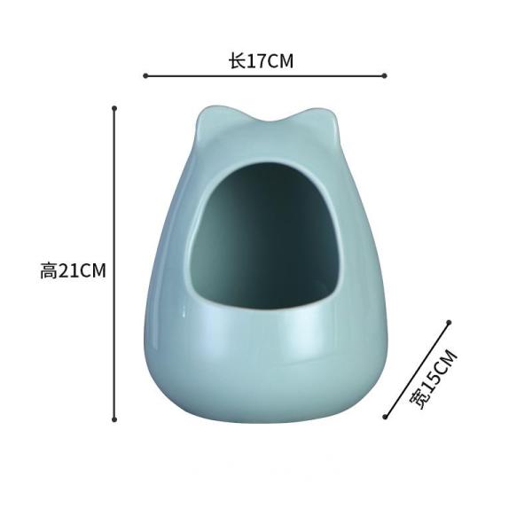 Hamster Bed House Sustainable Ceramic Totoro for Cooling in Summer Carton Design