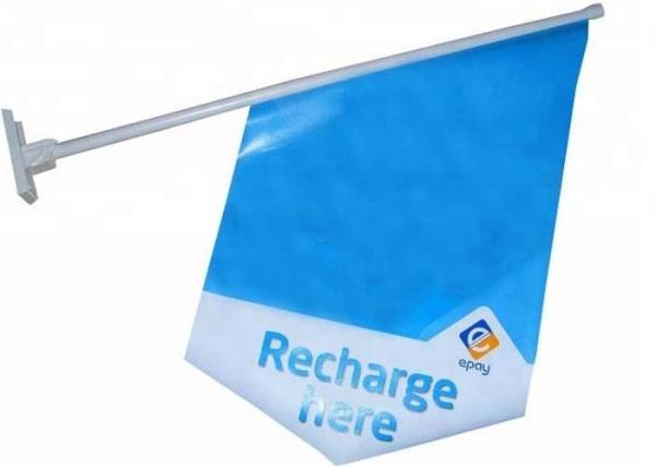 Indoor Small Wall Flag Pole / Decorative House Mounted Flag Pole Kits