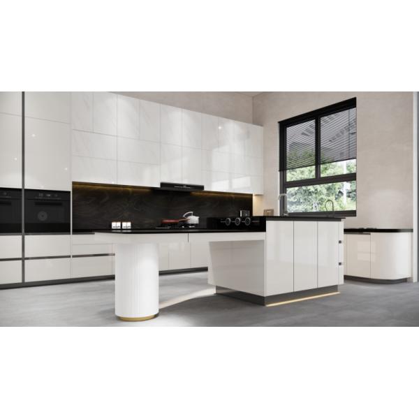 Versatile U Shaped Kitchen Cabinet Modern Black Kitchen Cabinet With Maximized Storage