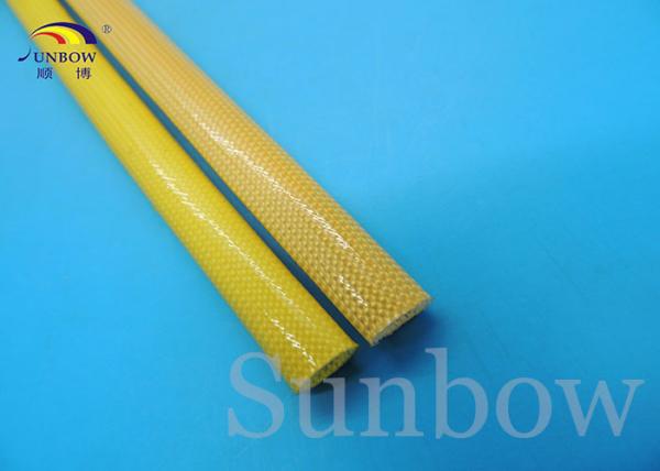 2.5KV electric cable protection PU fiberglass sleeve for motors application