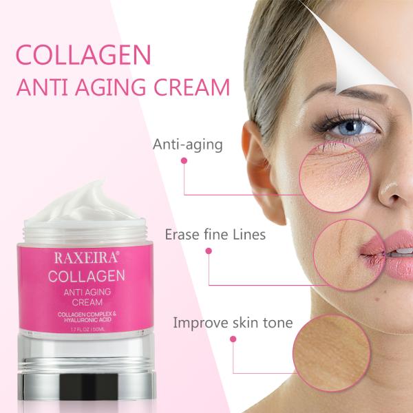 MSDS Female Skin Care Face Cream Collagen Anti - Aging Daily Facial Moisturizer