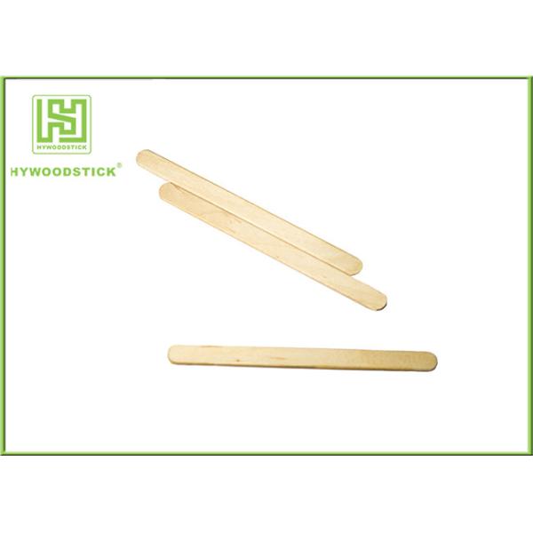 Eco Disposable Wooden Coffee Stirrer Sticks / Wooden Swizzle Sticks For Cafe Bar