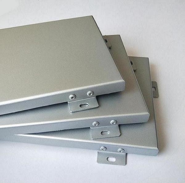 Smooth Surface Exterior Wall Cladding Aluminium Solid Panel SGS Certification
