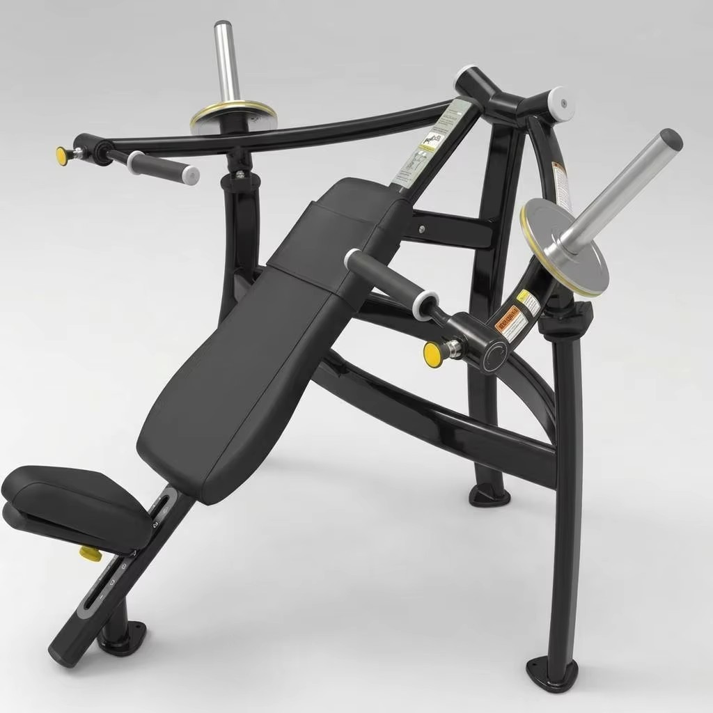 Commercial Plate Loaded Incline Bench Press Machine for Upper Chest Strength Training