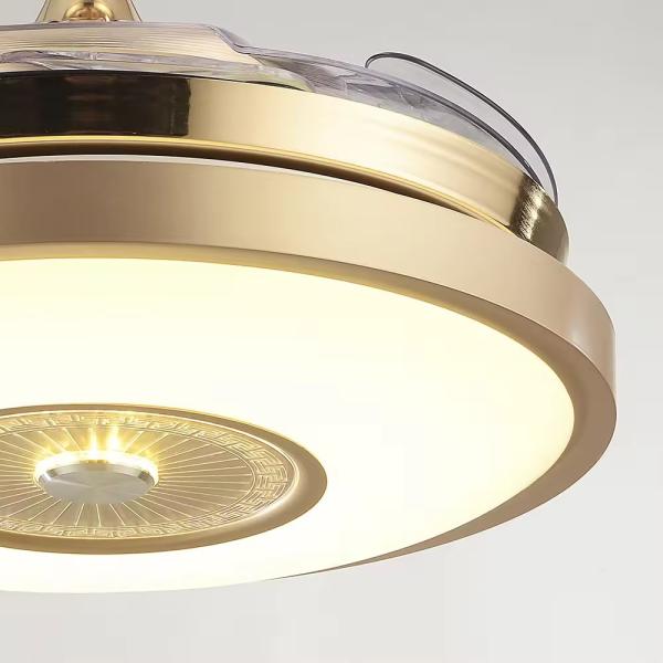 LED Light Invisible Ceiling Fan Lamp for Energy-saving and Eco-friendly Lighting