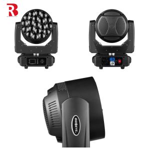 19pcs*15w RGBW Zoom Eye LED Движущаяся голова Сцена Свет для свадебного украшения DJ